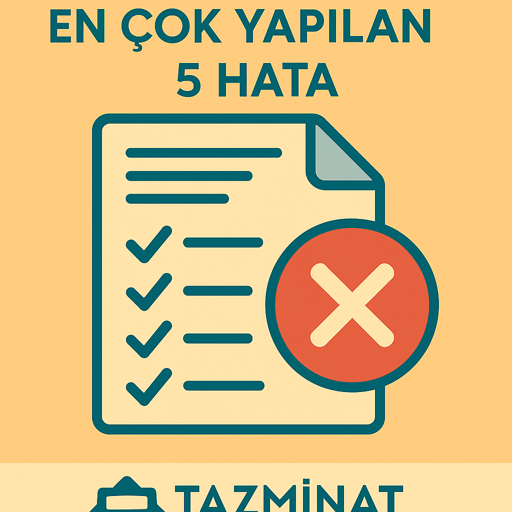 Tazminat Hesaplamasında En Çok Yapılan 5 Hata ve Doğru Yaklaşım